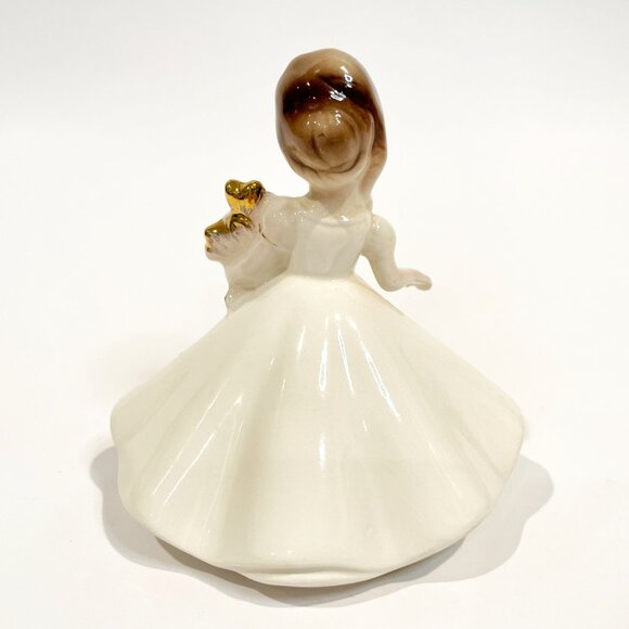 Josef Originals December Zircon Figurine Birthstone Birthday Girl Vintage - Picture 3 of 6